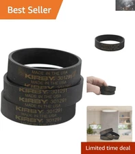 OEM Vacuum Belt 3-Pack: Genuine Rubber Flat Belts for All Upright Models