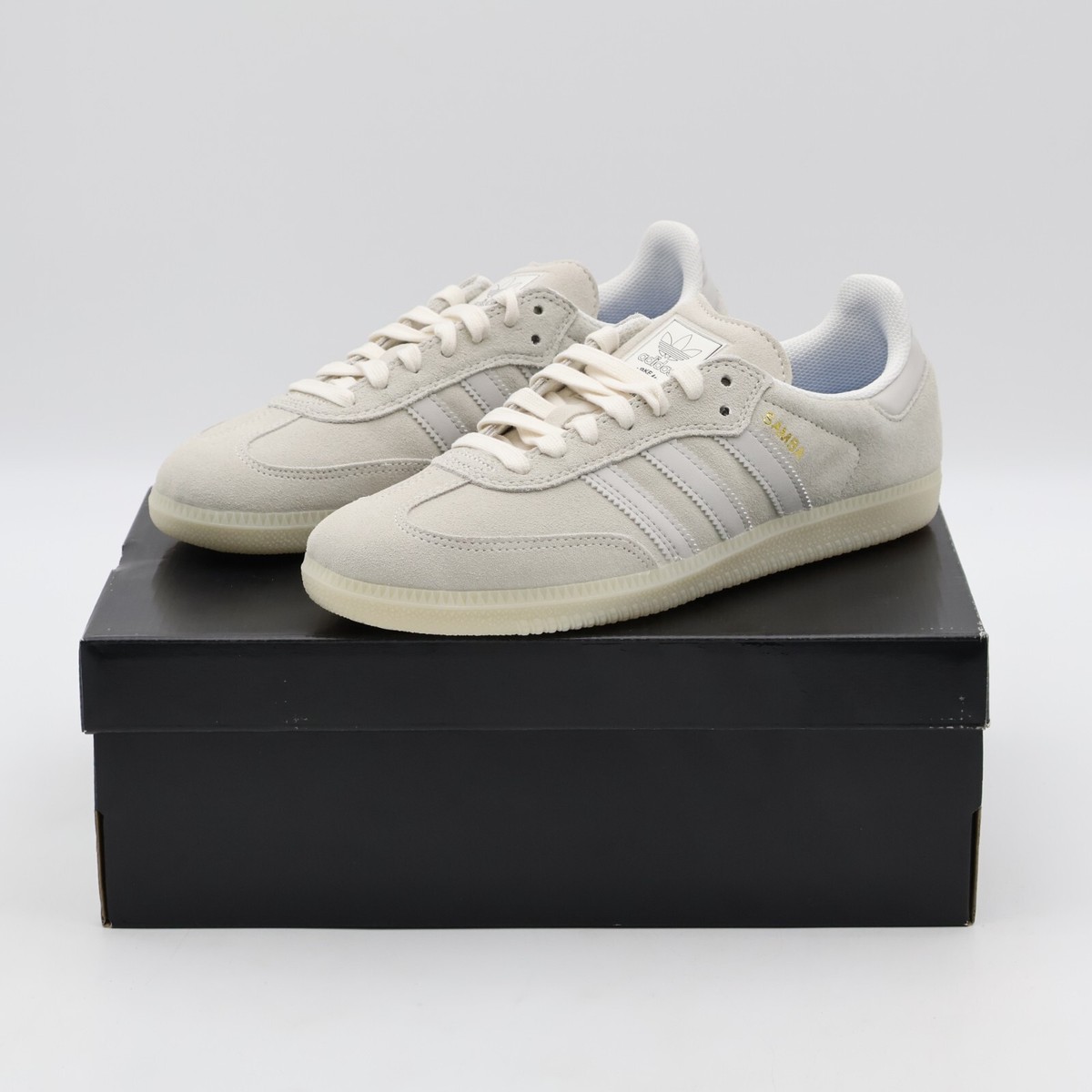 JP5860 adidas Originals Samba Chalk White Grey One Carbon