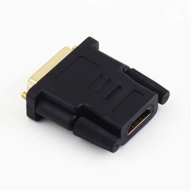 24+1Pin DVI Male to HDMI Female adapter Gold-Plated M F Converter For HDTV LCD