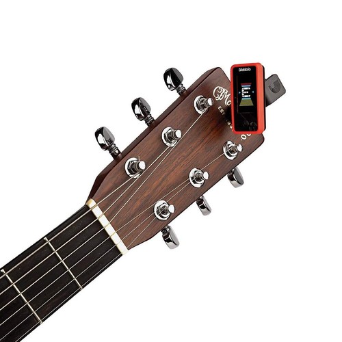 2-PACK D'Addario PW-CT-17RD Eclipse Headstock Guitar/Bass Chromatic Tuner Red - Picture 6 of 6