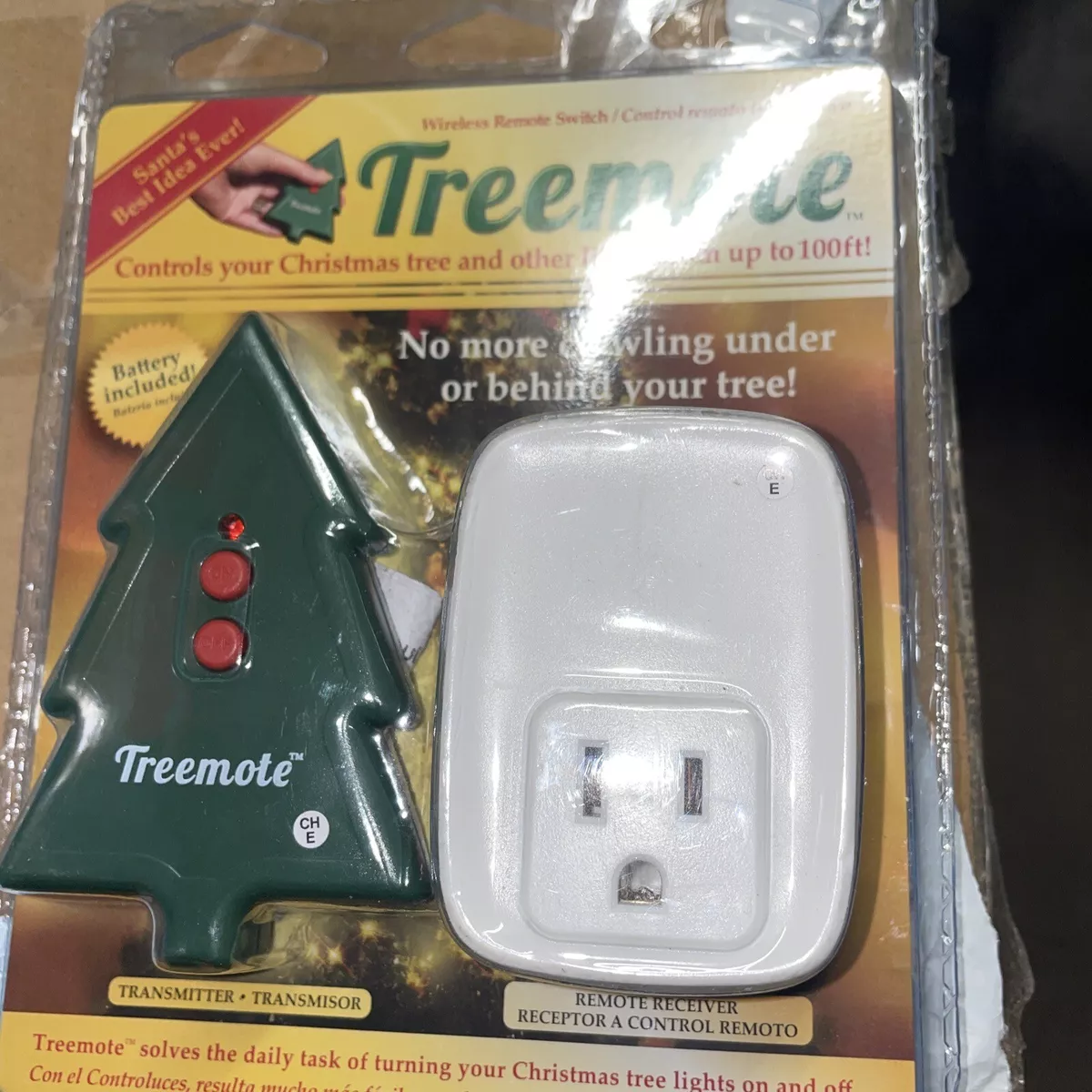 Treemote Mtgj- . Christmas Tree Lights with Remote Switch