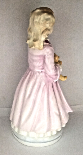 Limited Royal Doultorn FAITH girl w/teddy bear NSPCC FIGURINE - Picture 4 of 5