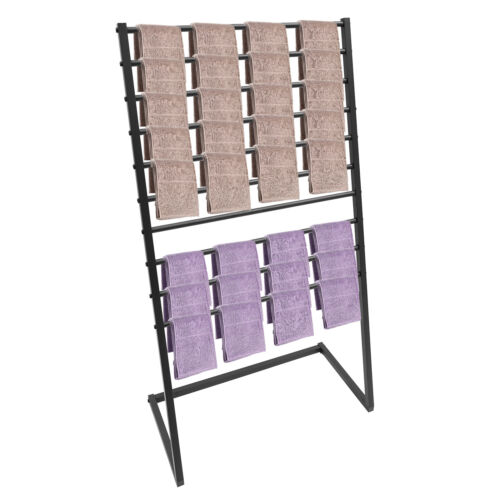 Scarf Display Stand, 10 Tier Metal Scarf Holder Organizer, Freestanding Scarf Ra - Picture 21 of 23