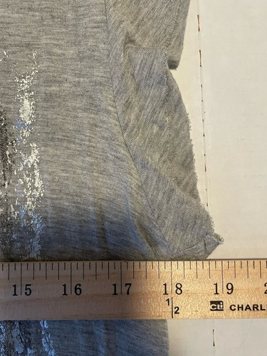 Camiseta sin mangas Janet Chung para mujer de moda gráfica de algodón con eslabón de cadena talla grande - Imagen 12 de 14