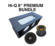 SAVARD SPEAKERS Dual 8" HiQ 8" Premium Speaker  Subwoofer Bundle DUAL 4 OHM SUBS