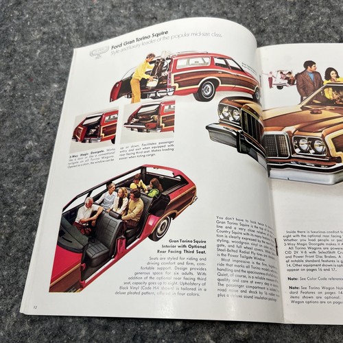1974 Ford Station Wagon Yearbook Brochure Original 74 - Picture 12 of 22