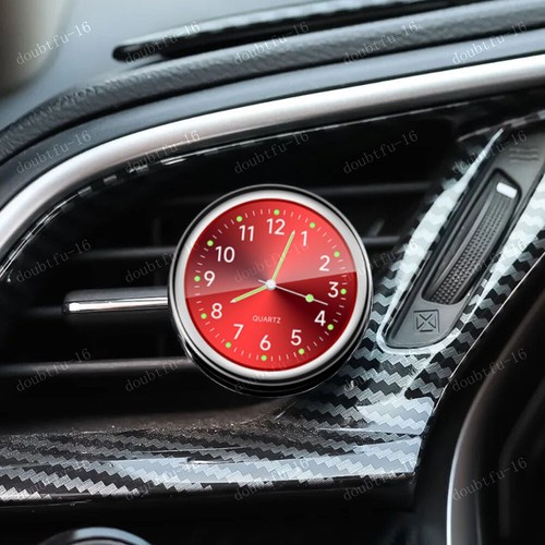 Mini Clock Car Dashboard Stick-On Clock Watch Accessories For Auto Truck Vehicle - Picture 2 of 10