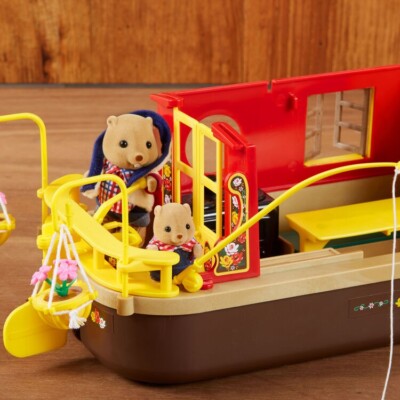 シルバニアファミリー 逆輸入 Canal Boat Sylvanian Families Calico Critters Waterside Canal Boat | eBay