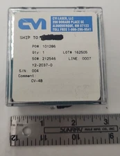 CVI Laser Optics Lens Y2-2037-0