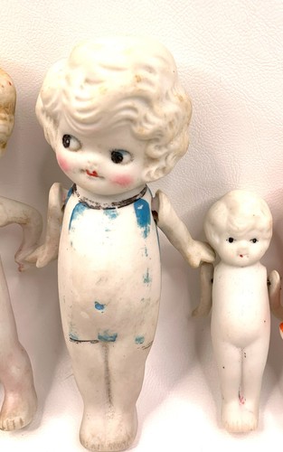 4 Muñecas Charlotte Congeladas Brazos Articulados Bisque De Colección Aleta 3" - 6" Japón - Imagen 3 de 4