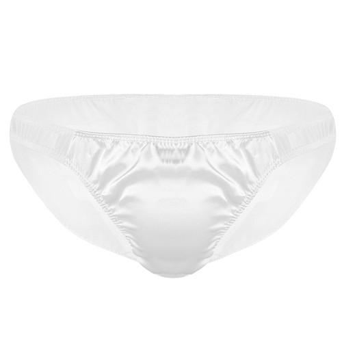 Men Sissy Panties Satin G-string Briefs Lace Ruffle Thong Mesh Bikini Underpants - Picture 31 of 69