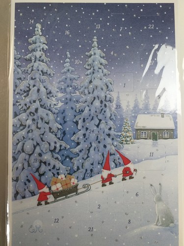 Calendar Advent Calendar German Blister, Map Double with Envelope to Choose - Picture 13 of 13