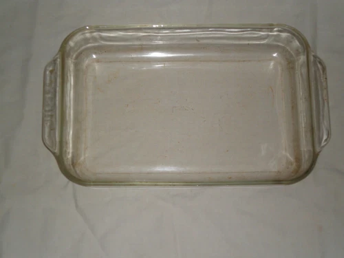 Vintage Pyrex Clear Glass Casserole Baking Dish 3 Quart 233 ~ 13x9x2 inch