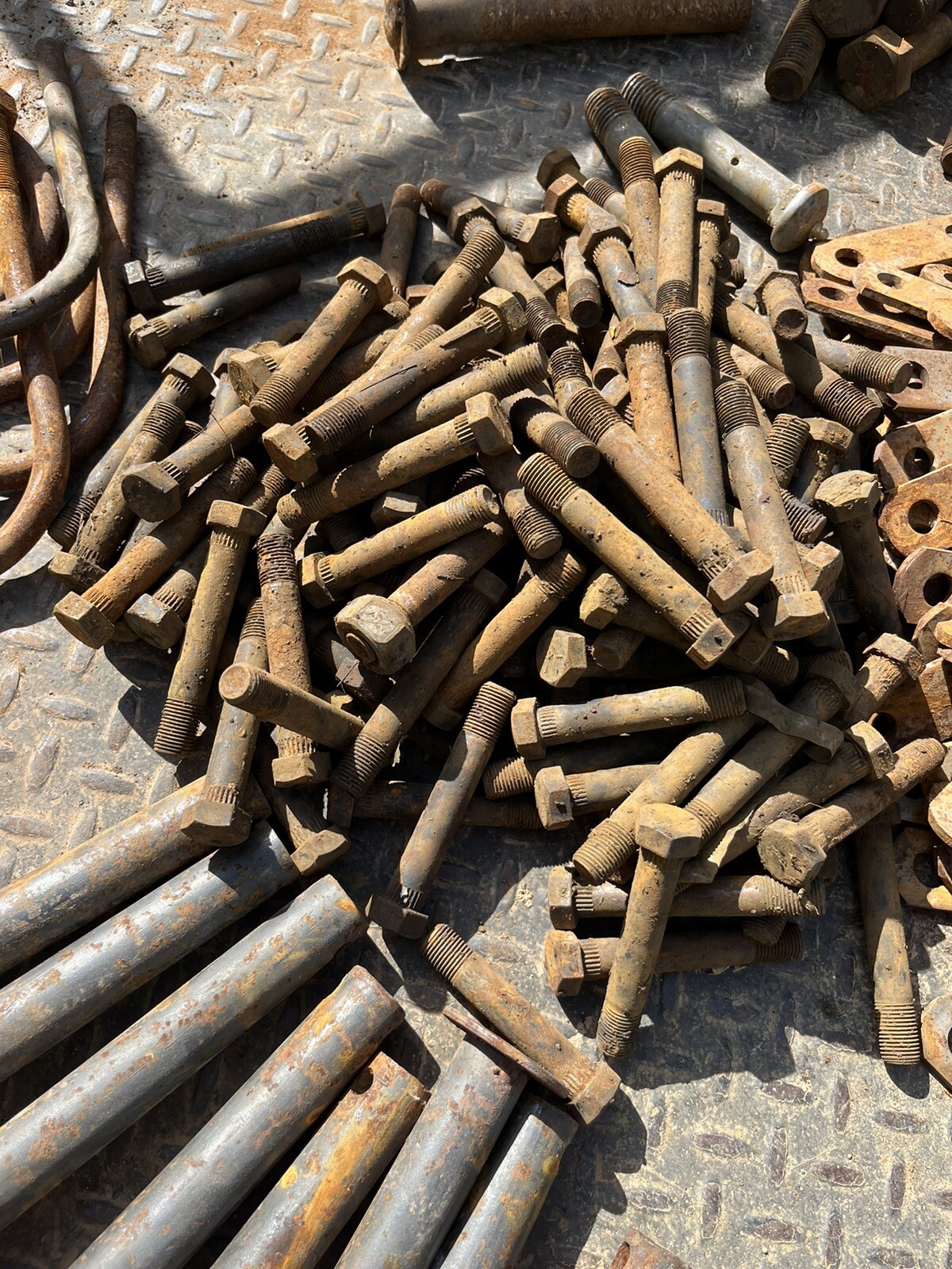 8 pc Trailer Spring Shackle Bolt (grade 5) 9/16"18 X 3.25 Long eBay