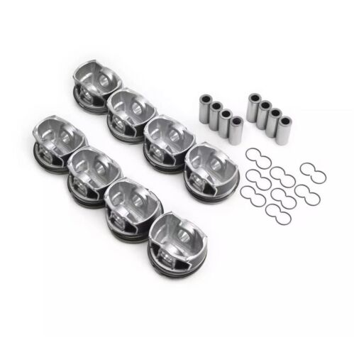 8x Engine Piston Assembly For Mercedes-Benz C63 AMG GT63 E63 G63 GLC63 S63 4.0L - Picture 4 of 5
