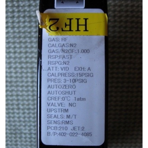 UNIT Mass Flow Controller UFC-1560A 250 SCCM HF MFC - Picture 4 of 4
