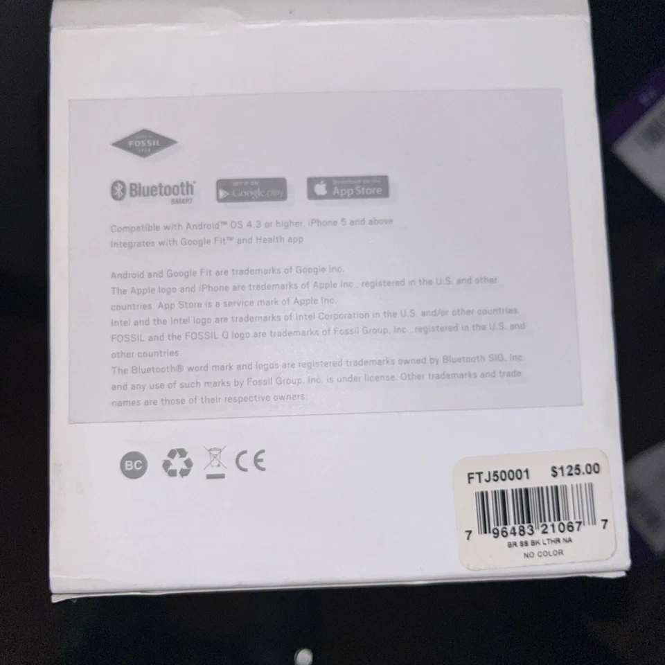 Fossil Q Dreamer Smart Bracelet Activity Tracker FTJ50001 Brand New Sealed - Image 2 of 2