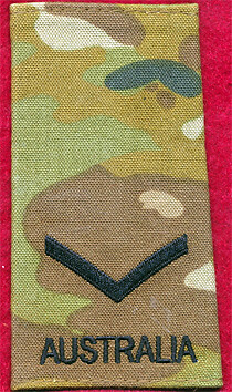 LANCE CORPORAL (LCPL) Rank Slide - AMCU Militaria Patch Patches - Picture 1 of 1