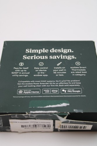 Ecobee Smart Thermostat Essential Learning Programmable Thermostat - Picture 3 of 9