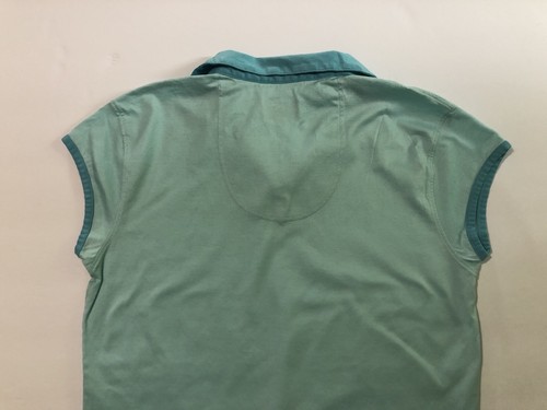 Burberry Golf, by Burberry Teal Polo (Open V Neck) (Spread Collar) Size XS - Picture 6 of 13