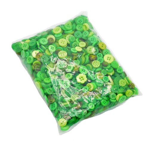 200Pcs Mixed Small Round Resin Buttons for Sewing Clothing Arts Crafts DIY Decor - Picture 8 of 22