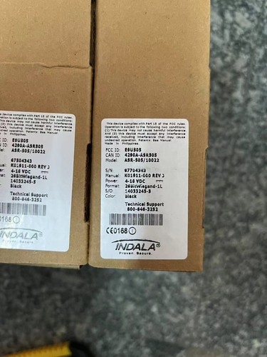 Indala ASR505/10022 Black New boxed access control reader for free shipping!! - Picture 3 of 4