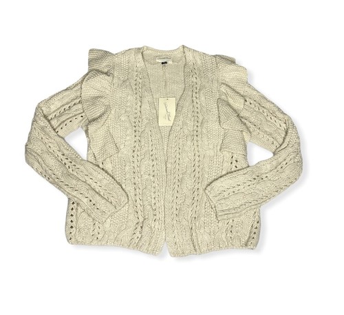 Women's Ruffle Cardigan - Universal Thread - Cream - Various Sizes - S148 - Picture 3 of 4