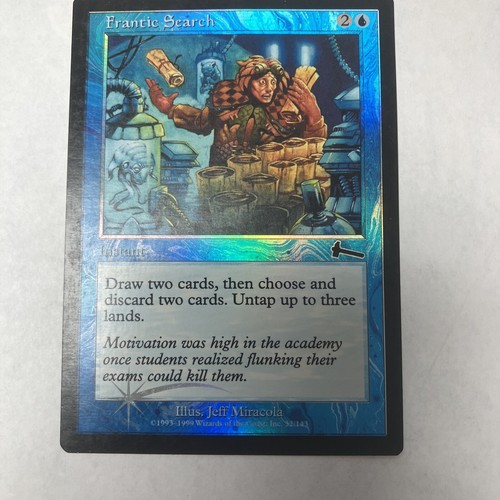 Frantic Search -Foil - MTG - Urza's Legacy - MP - 32/143 - Picture 1 of 14