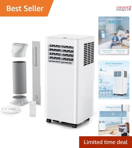 Portable Air Conditioner 8000 BTU Dehumidifier Fan Cooling Unit for Bedrooms