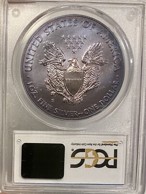 2011-S Silver American Eagle PCGS-MS68 25th anniversary