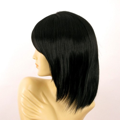 mittellange Perücke für Damen schwarz Ref. YRIS 1B PERUK - Bild 3 von 8