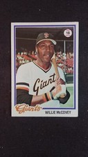 1978 Topps baseball card # 34 Willie McCovey  ( G to VG )