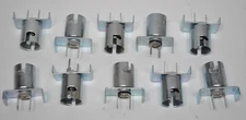 NOS Qty 10 Leecraft BA15S Lamp Bulb Socket w/ Bracket Single Contact #89 Flasher