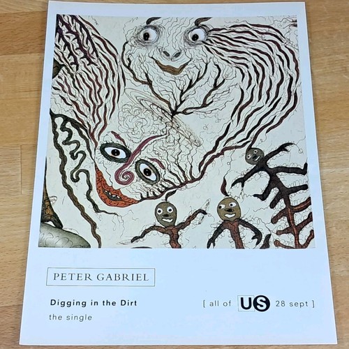 PETER GABRIEL DIgging In The Dirt original magazine page promo advert artwork - Foto 4 di 7