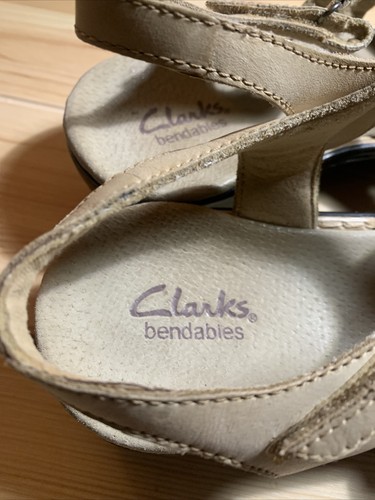 clark bendables sandals 11M tan #37454 - Picture 4 of 7