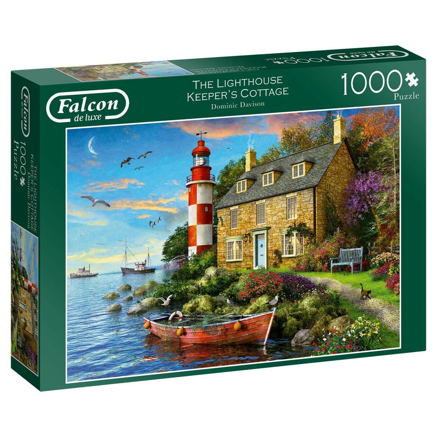 Falcon de luxe 11247 Lighthouse Keeper's Cottage 1000 Piece Jigsaw Puzzle, Mu... Falcon de luxe 11247 Lighthouse Keeper's Cottage 1000 Piece Jigsaw Puzzle, Mu...