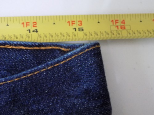 Vintage LVC 1960s LEVIS 505 0217 Big-E Redline Selvage Dark Indigo Jeans 31 x 34 - Picture 15 of 24