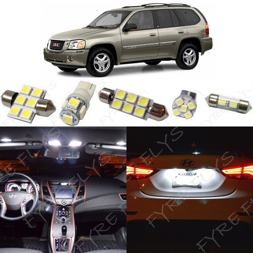 16x White LED Interior lights Package Kit for 2001-2009 GMC Envoy + Tool GE1W - Bild 1 von 7
