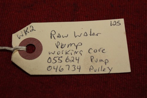 Westerbeke 4.5 7.0 5.0 7.0 7.2 9.6 Marine Generator Sea Raw Water Pump Core Oem - Bild 13 von 13