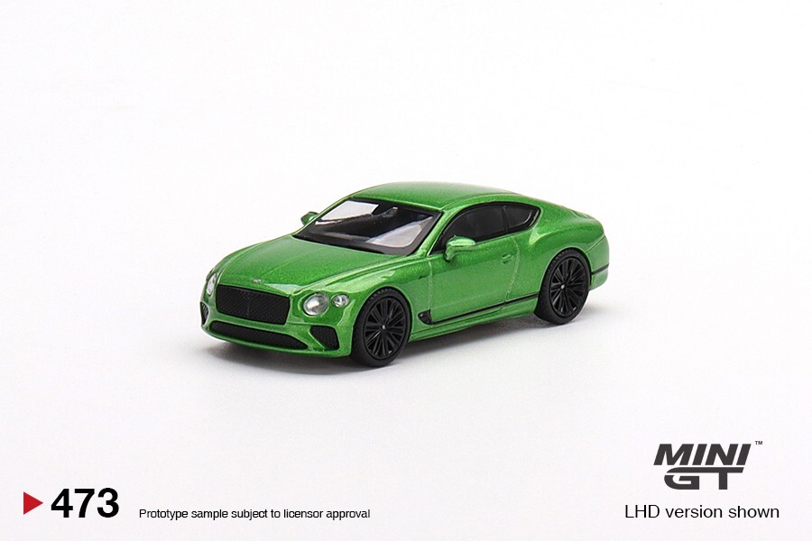 ミニカー MINI GT Bentley Continental GT Speed 473 Mini GT 1:64 Bentley Continental GT Speed 2022 Apple Green