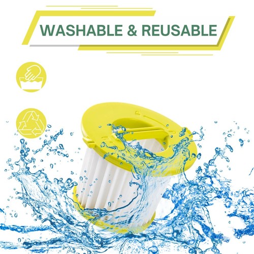 Nispira HEPA-Filter Ersatz für Ryobi ONE+ 18 V Handstaubsauger PCL700, 3 Stück - Bild 6 von 9