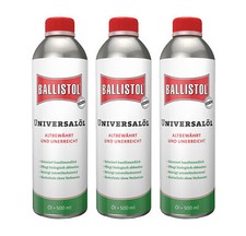BALLISTOL Universalöl 3 x 500 ml Rostlöser Pflege Auto Werkzeug (26,60 EUR/l)