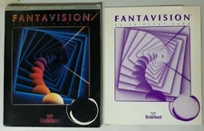 MANUAL Fantavision 80 pages & Quick-Start Card Broderund Apple II,IIe,IIc,IIgs