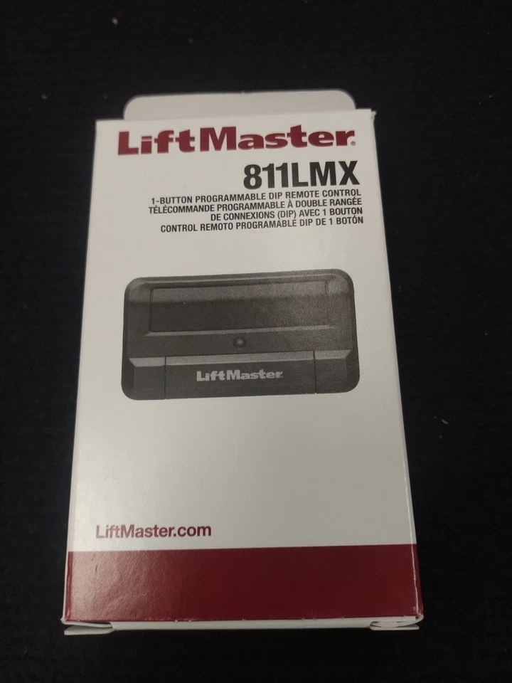 Brand New! LiftMaster 811LMX 12 DIP Switch Commercial Gate Remote Control Black - Image 2 of 2