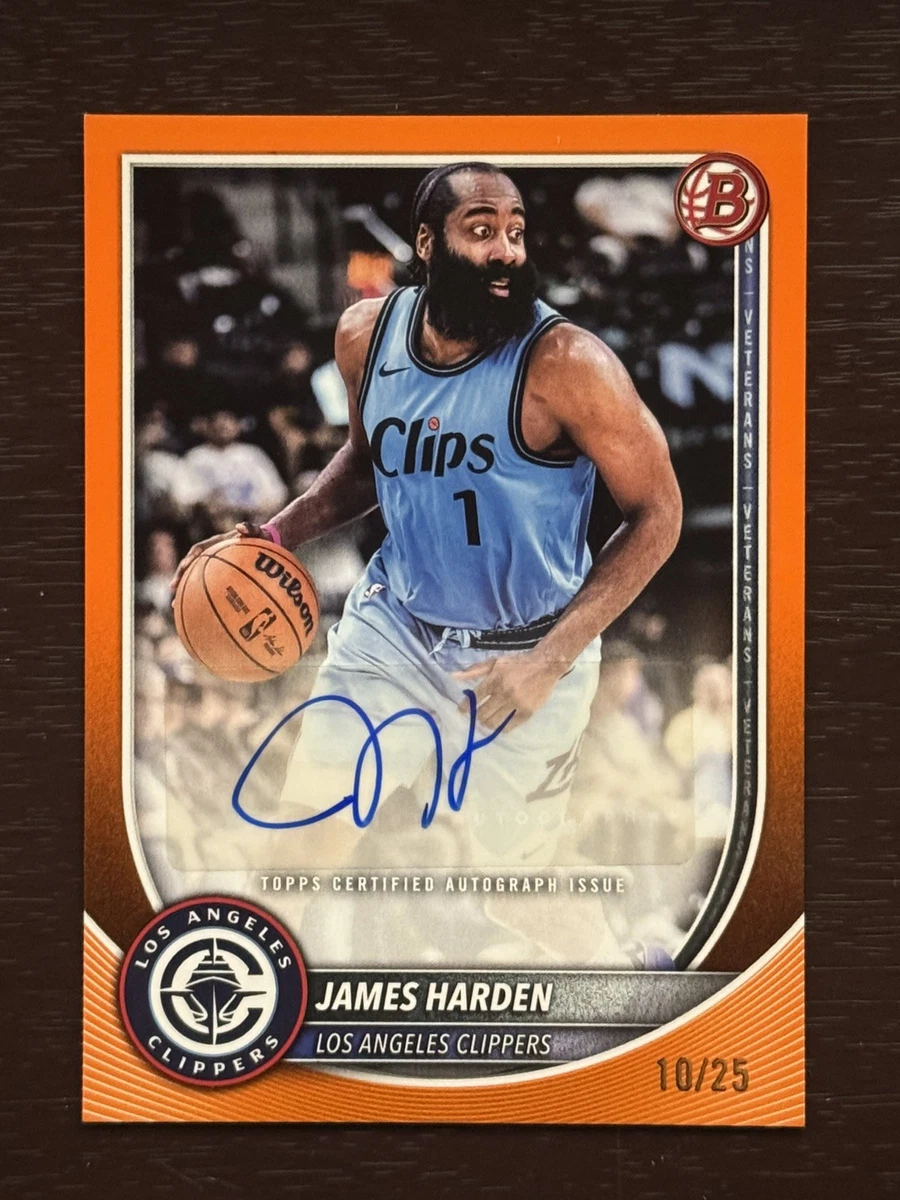 Topps James Harden Basketball Serial Numbered Sports Trading Cards