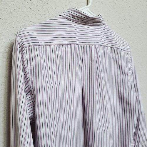 Pendleton Button Up Shirt Women Petite 10 Striped Long Sleeve Button Down Preppy - Picture 11 of 12