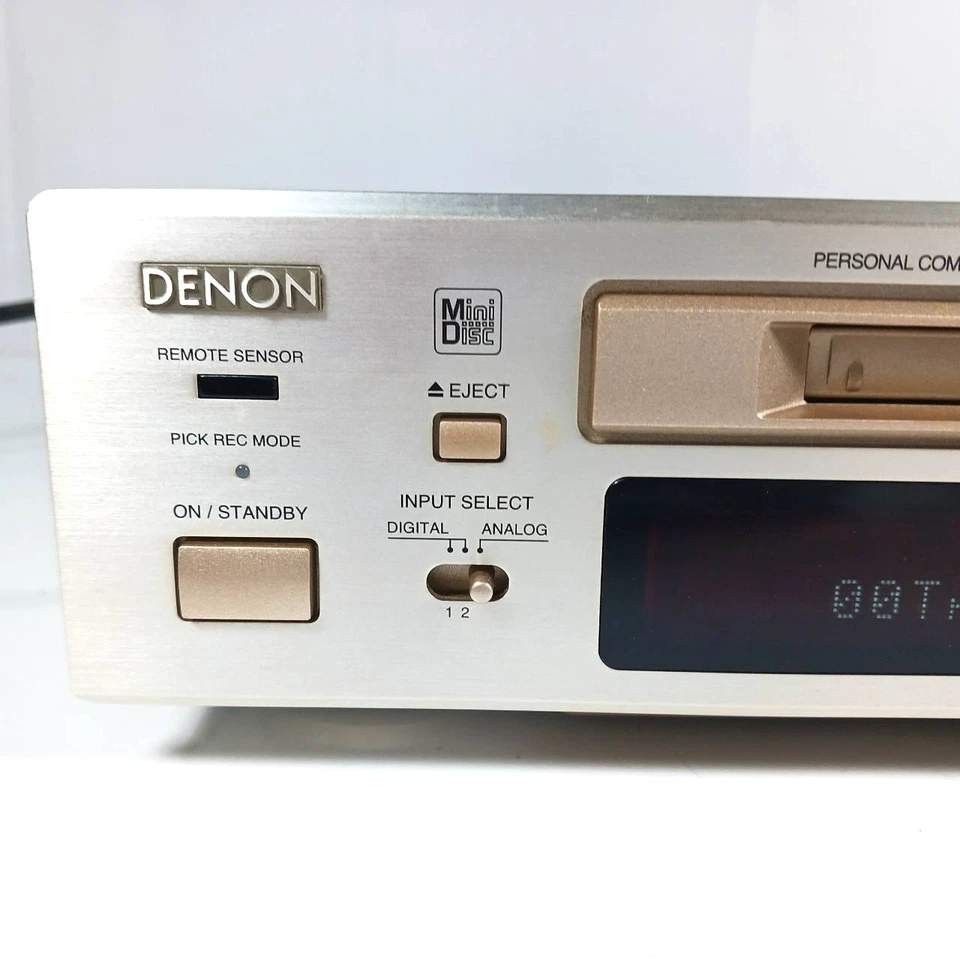 DENON Mini Disc Recorder Player DMD-F100 mit Fernbedienung getestet funktioni... - Bild 3 von 4