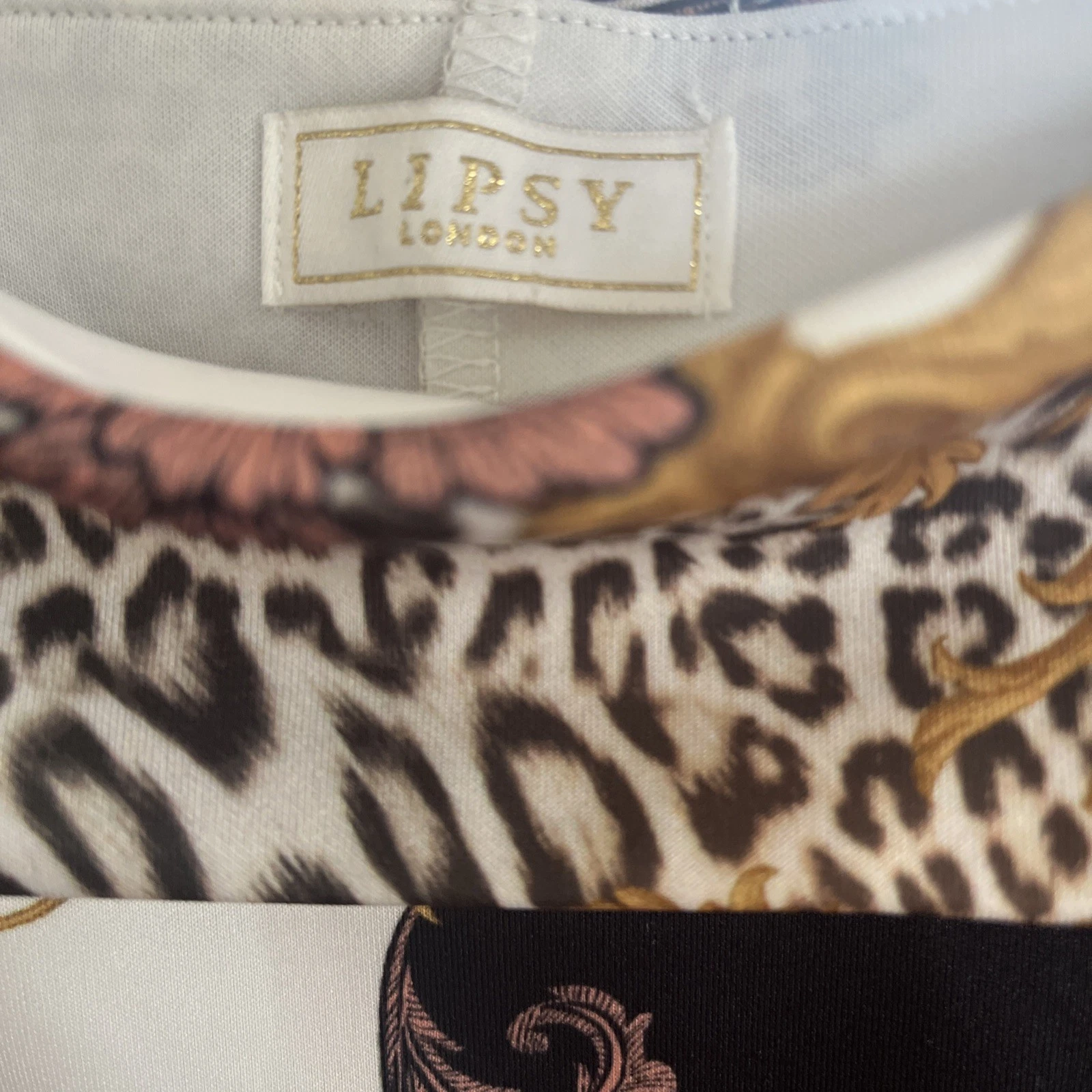 Splendido Abito Bambina Lipsy Festa Occasione Età 13 Stile Versace