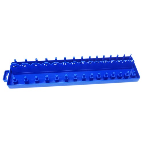3 Piece Socket Stand Tray Rack Set Storage Rail Holder 1/2" 3/8" 1/4" Drive - Picture 9 of 11