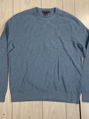 Michael Kors MENS Regular Fit Size XXL Men’s Pullover Sweater Blue NWOT - Picture 4 of 10